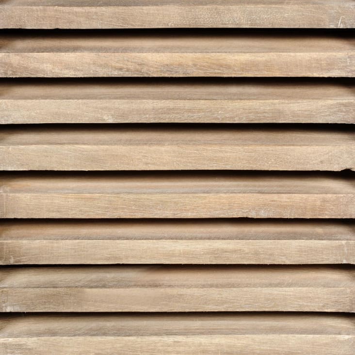 Armoire en bois de manguier et d'acacia-Persiennes detail-6