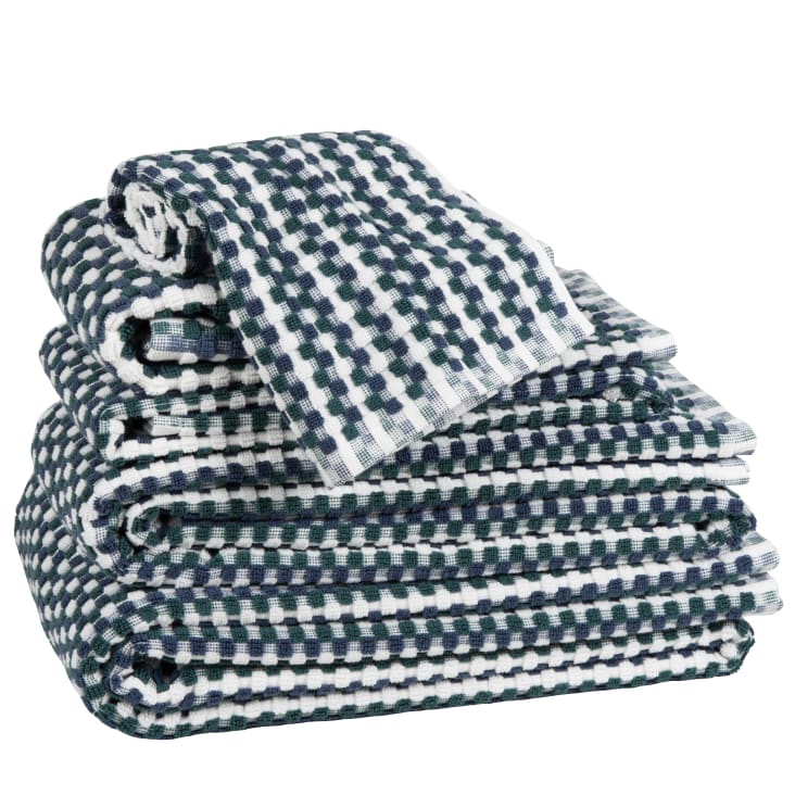 Set 2 Asciugamani 50x90 Cm 100% Cotone | Peso 450 G/m² | Colore Acciaio - Foto 7