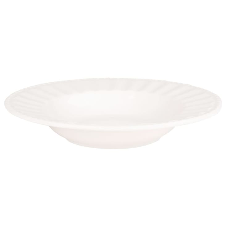 Assiette creuse en porcelaine blanche -CHARLOTTE cropped-2