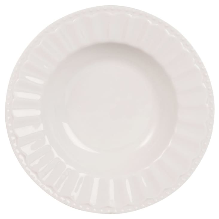 Assiette creuse en porcelaine blanche -CHARLOTTE cropped-3