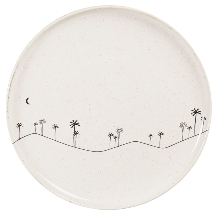 Assiettes plates palmier - Beau M Store