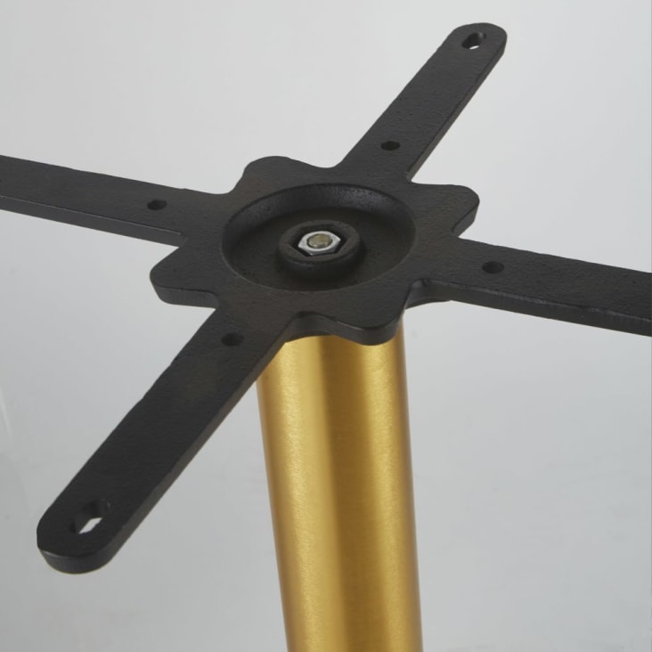 Base per tavolo alto professionale in metallo color ottone, A 100 cm-Element Business cropped-2