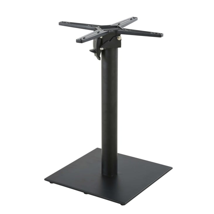 Base per tavolo pieghevole in metallo nero, A 73 cm-Element Business cropped-2