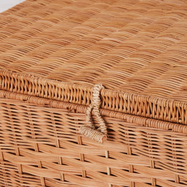 Bauli intrecciati in rattan (x2) HORTENSE