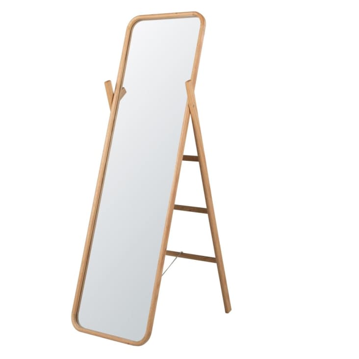Beige eikenhouten staande spiegel 54 170 cm AUBIN | Maisons du Monde