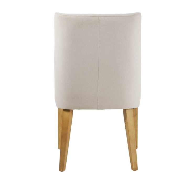 Beiger Stuhl aus Kiefer und Pappel-Folly cropped-3