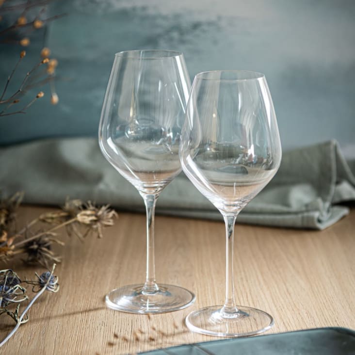 Bicchiere da vino in vetro intagliato ambiance-5