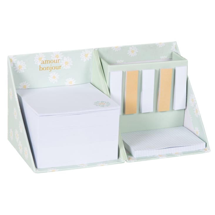 Block Note Reading Note Bleu Bloc-notes bleu glacier Daisy | Maisons du Monde