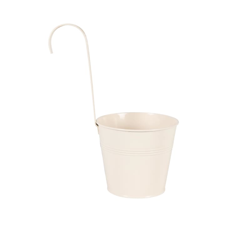 Blumentopf aus Metall, beige H32cm Lou Maisons du Monde