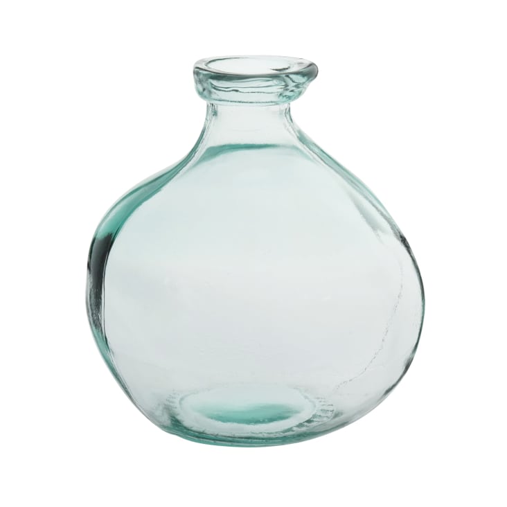 Bolvormige glazen vaas H19