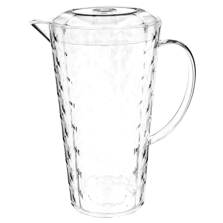 Brocca Per Acqua Da 1,8 Litri - In Plastica BPA Free, Con Coperchio, Per Tè, Succhi E Bevande Fredde - Foto 6