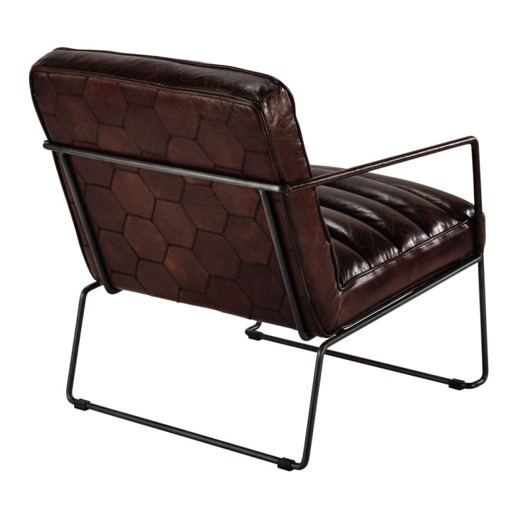 Bruinleren fauteuil-Pearl cropped-3