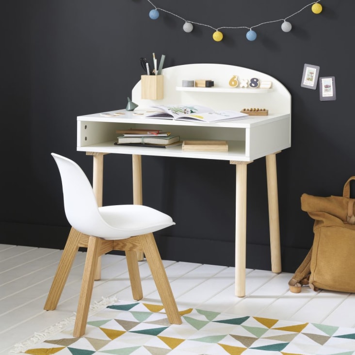 Bureau enfant blanc-Nuage ambiance-3