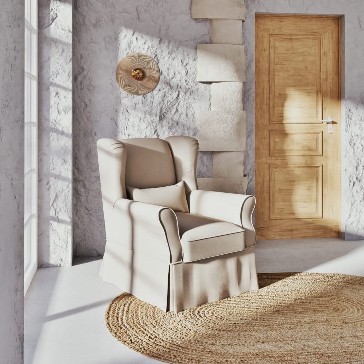 Stile Shabby Chic Rivestimento Sedie Shabby Poltrona Bergere