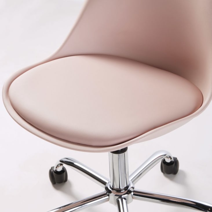 Cadeira de escritório com rodas cor-de-rosa-Bristol detail-4