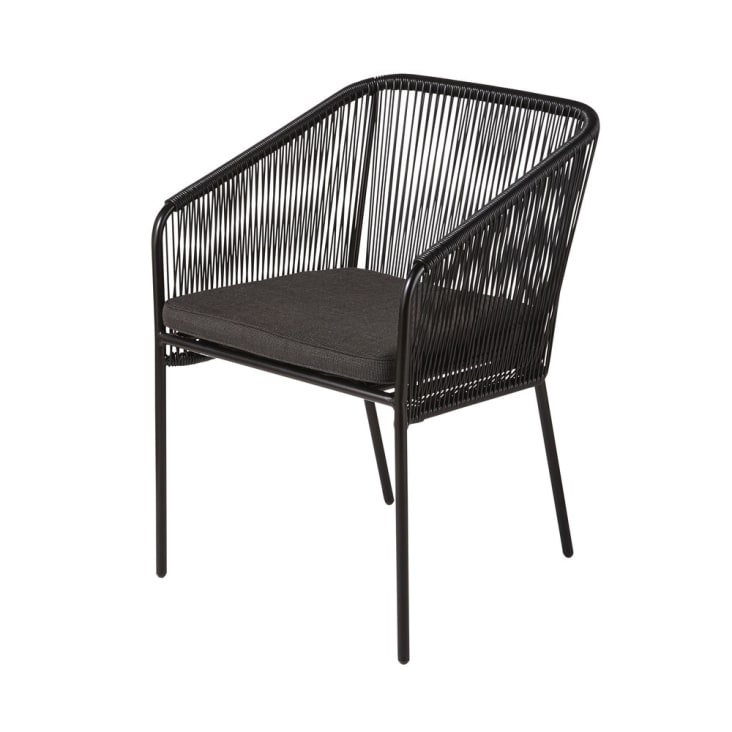 Cadeira de jardim preta-Arun