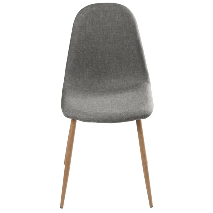 Cadeira escandinava cinzenta e metal imitação de carvalho-Clyde cropped-3