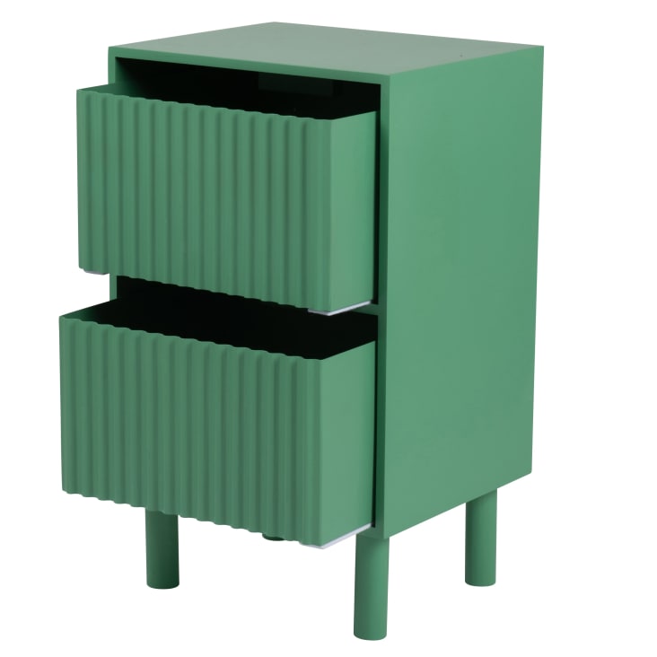 Cajonera con 2 cajones verde VERRY Maisons du Monde