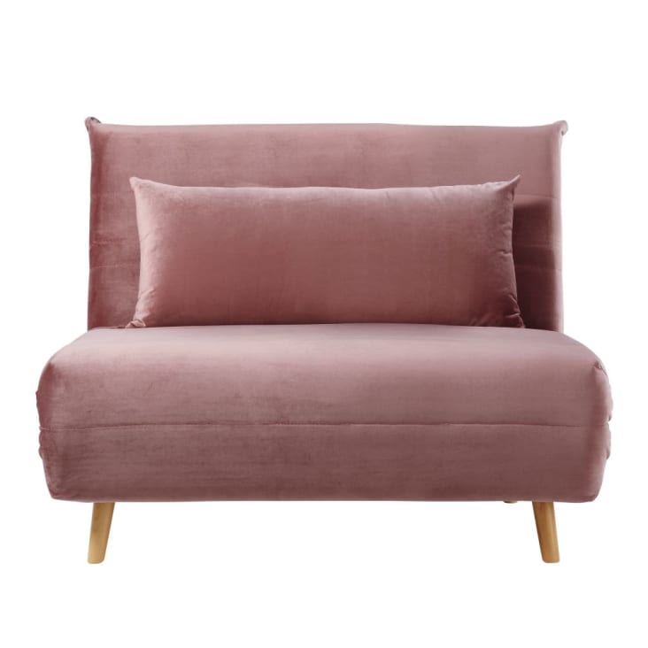 Canapé-fauteuil 1 personne Belle rose 