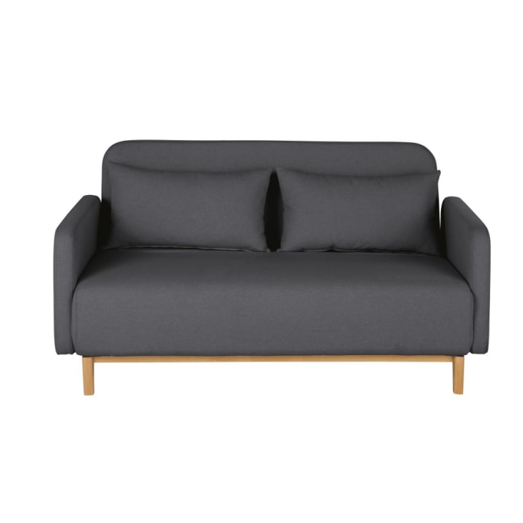 CANAPÉ 3 PLACES tissu gris anthracite Poltrone Sofa EUR 150,00 - FR