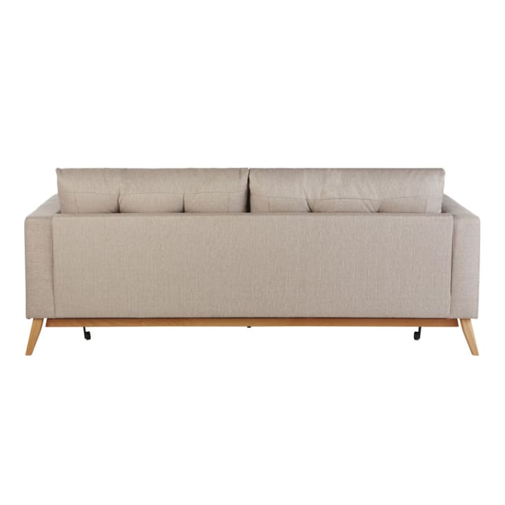 Canapé convertible style scandinave 3/4 places beige-Brooke cropped-6