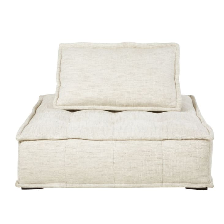 Chauffeuse per divano componibile color sabbia-Elementary