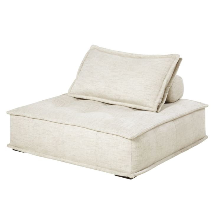 Chauffeuse per divano componibile color sabbia-Elementary cropped-2