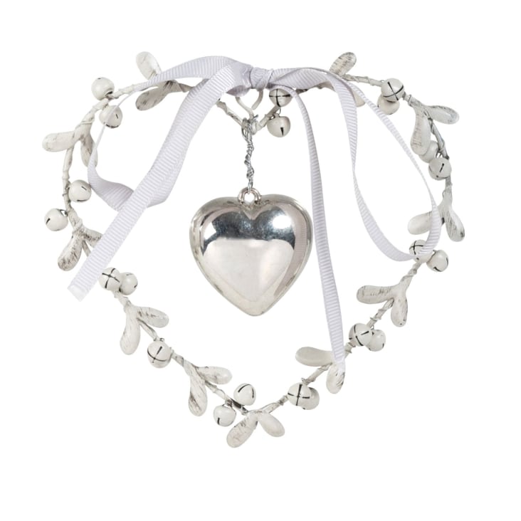 Décoration Murale En Cœur En Rotin - Grand Cœur 19x18,5 Cm Avec Pendentif - Style Bohème Naturel Pour Mariage, Salon, Jardin