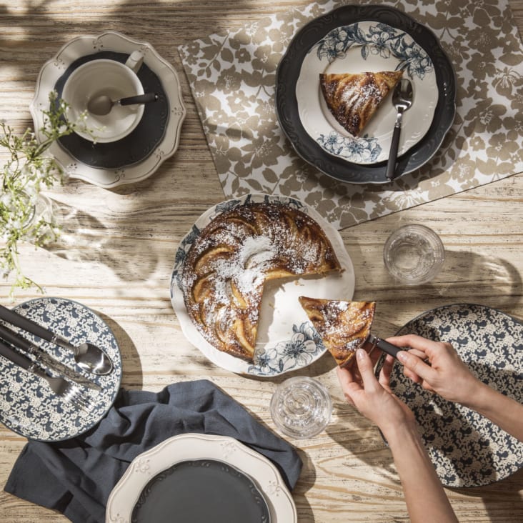 Plat de service L  Blanc mat - Vaisselle en céramique du Portugal –  Céladon Paris