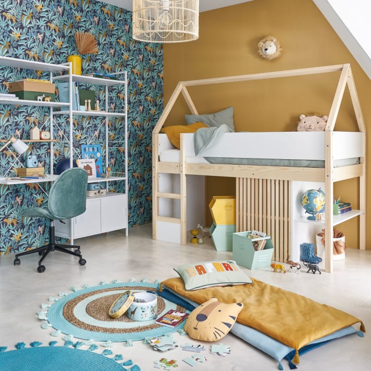 Dormitorio infantil Cama nido Nube -Envío Rápido y Gratuito
