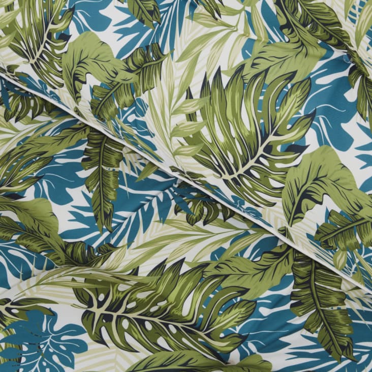Colchão paletes em algodão com estampado tropical verde 80x120-AMAZONIE cropped-3