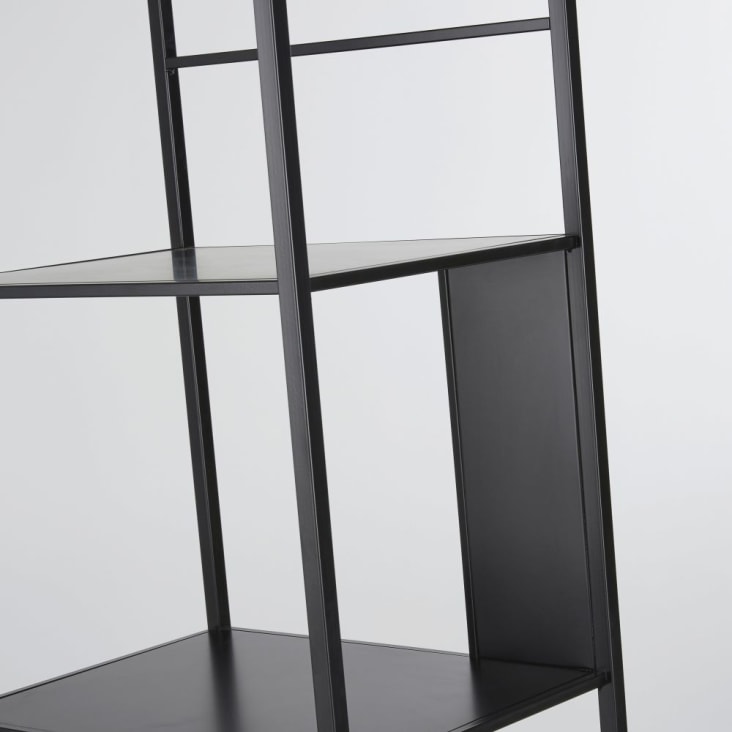 Etagère colonne en métal noir mat 180 cm Douglas – Decoclico