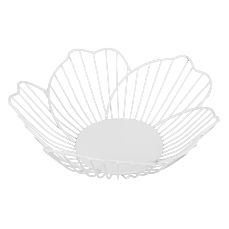 Corbeille Mayaj 2 Niveaux En Métal Beige 5five - Rangement Pratique D.30 X H.31 Cm