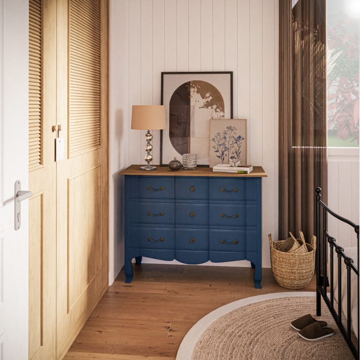 Lot De 5 Corbeilles à Pain Carrée 250MM En Osier - Maison