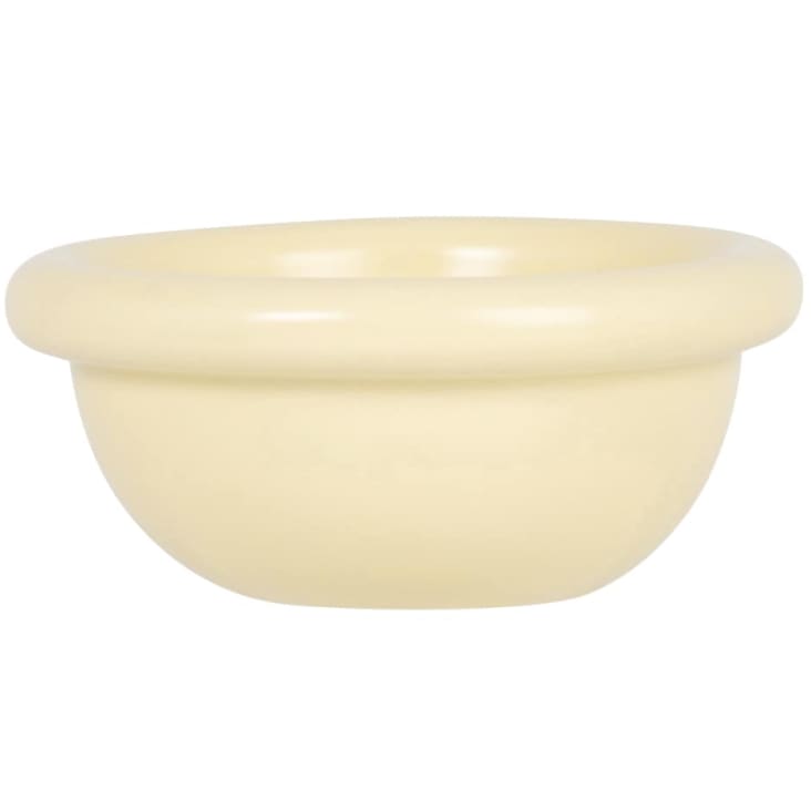 Coupelle en grès jaune