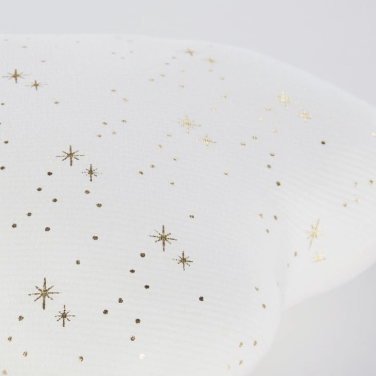 Coussin nuage en coton biologique ottoman blanc motifs étoiles dorées 35x23-CLOUDY cropped-3