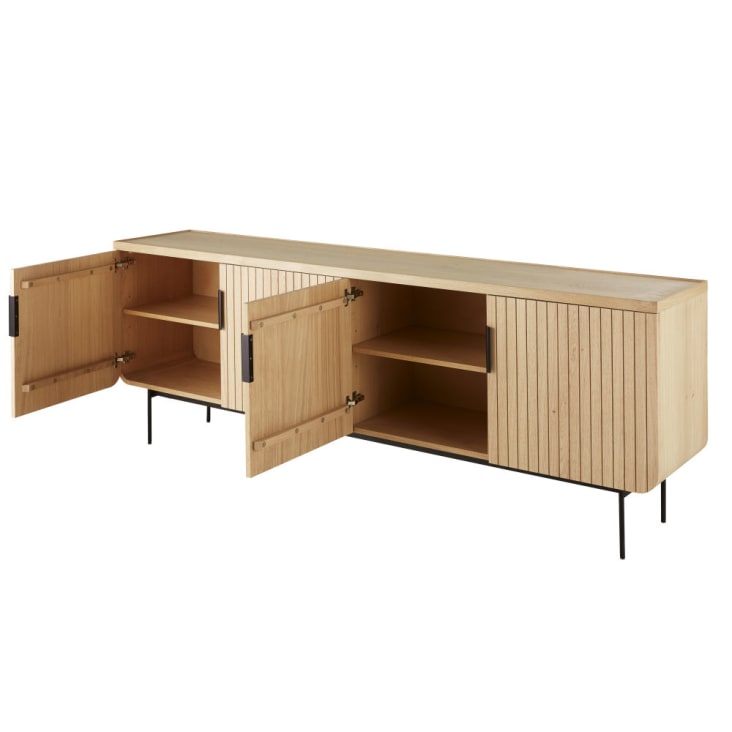 Credenza bassa lunga a 4 ante Boldin