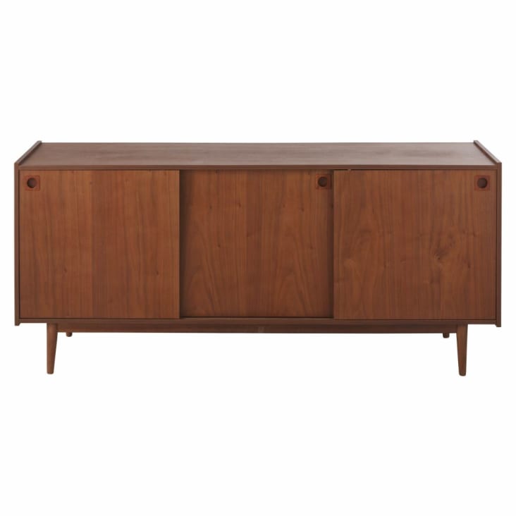Credenza bassa lunga vintage a 3 ante marrone Maisons du Monde
