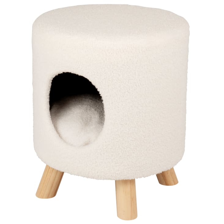 Ferplast Cuscino Per Cani E Gatti In Bouclé Sintetico – Morbido, Lavabile, Diametro 64 Cm, Marrone