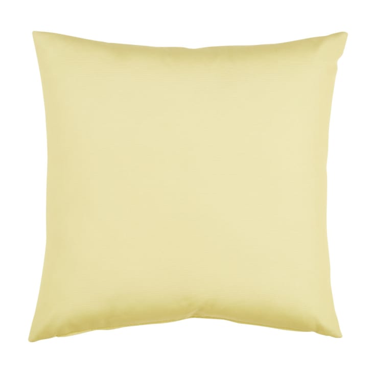 Cuscino con stampa palma verde-blu, écru e giallo 45x45 cm-SEMINOLEC cropped-2