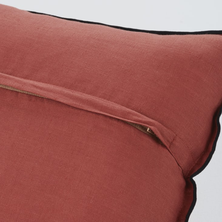 Housse de coussin carrée (40 x 40 cm) Losange Terracotta - Déco textile