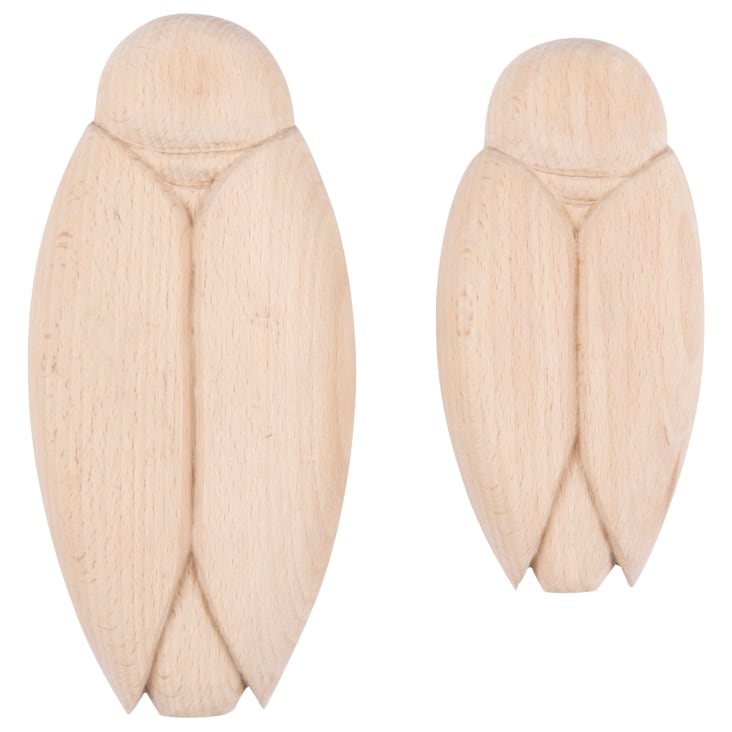 Figurine hippopotame par Pompon en bois de hêtre Figurine hippopotame par Pompon en bois de hêtre