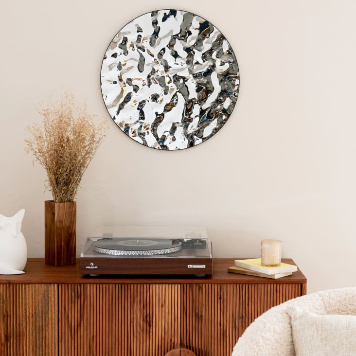 ATMOSPHERA Decorazione Da Parete In Metallo - Forma Rotonda, Design Moderno | Per Interni