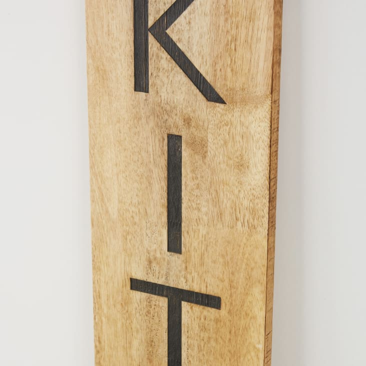 Scritta Decorativa 'Home' In Metallo Su Base Legno Mango - Decorazione Moderna Per Casa - Foto 10