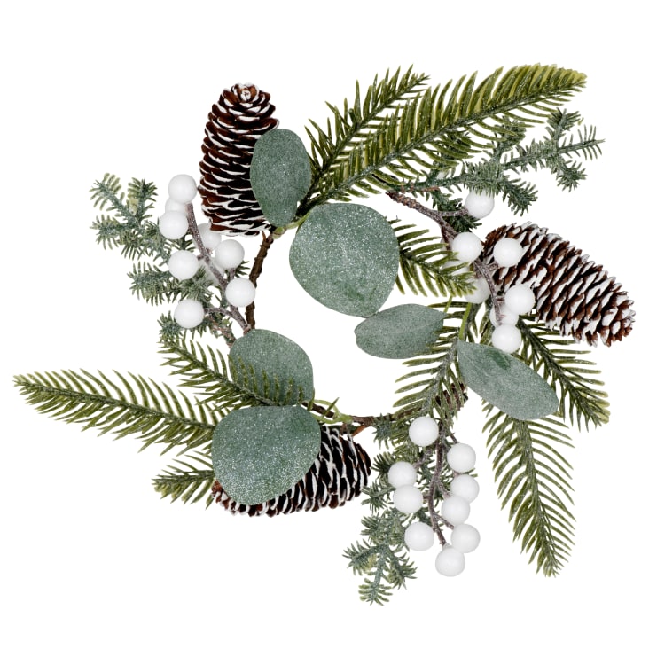 La - Ghirlanda Natalizia A Tre Strati, Da Appendere Al Soffitto, Realizzata Con Rami Di Nocciolo Su Cui Sono State Applicate Pigne E Decorazioni Varie - Foto 8