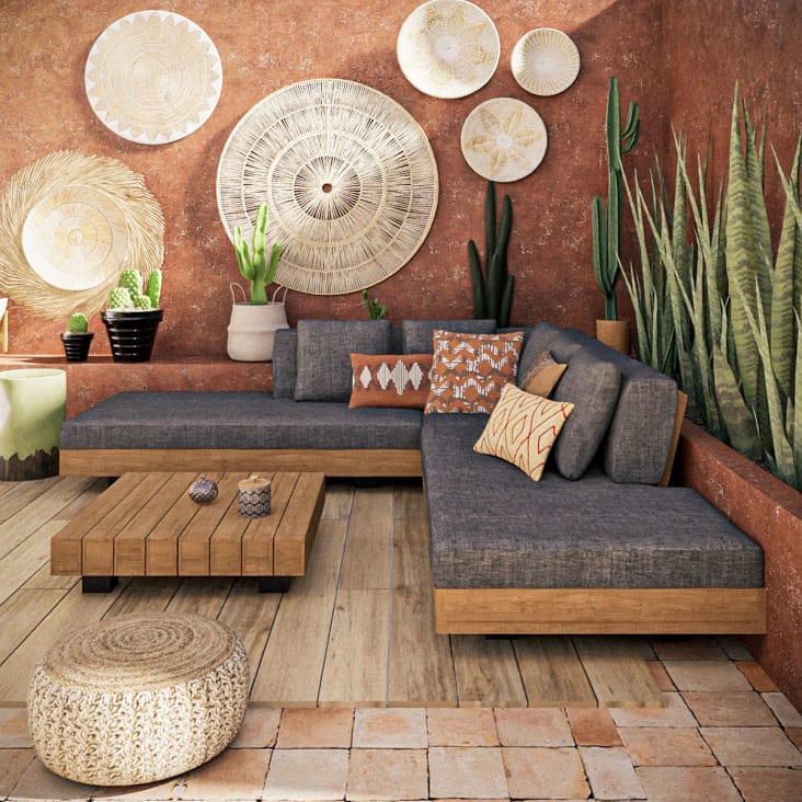 4 Ghirlande Perline Legno Naturale - Decorazione Casa, Tavolo, Vaso, Fai Da Te (Lunghezza 26-90cm)