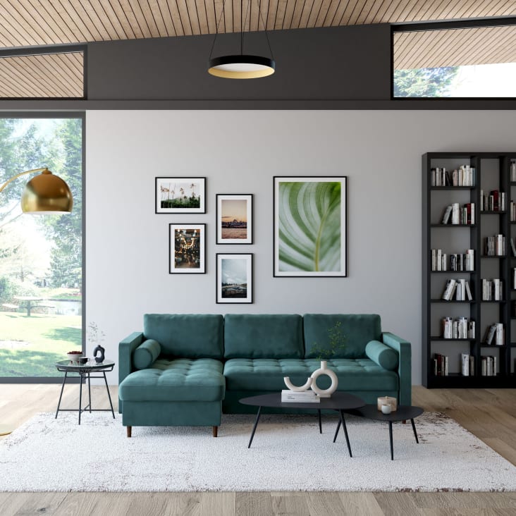 Maison Du Monde Divani Verdi Velluto Divano Posti Verde Divano