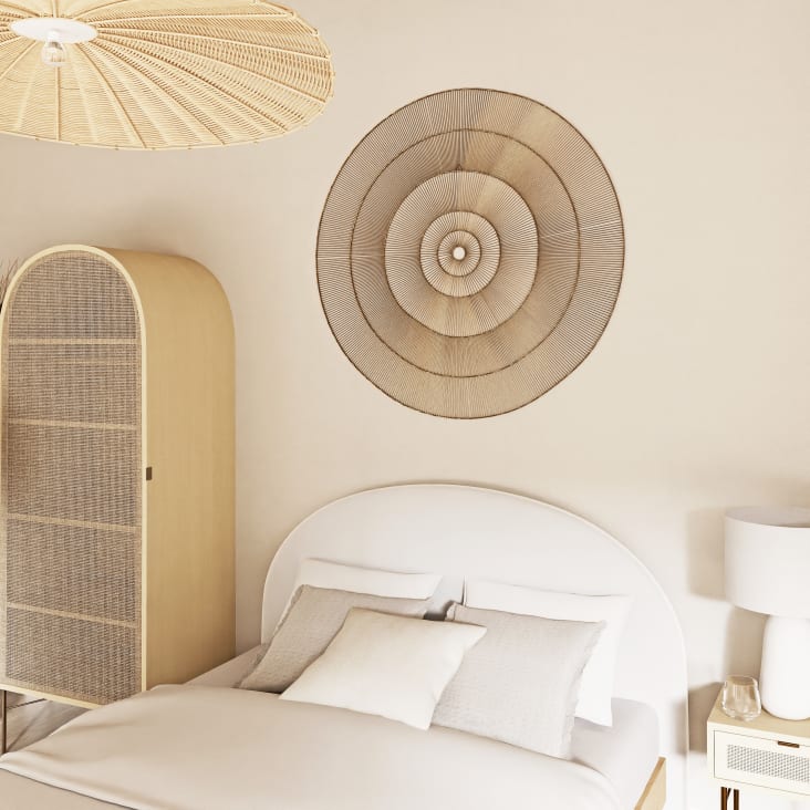 Ecru jacquard geweven kussen 44 x 44 cm ISSOIRE | Maisons du Monde