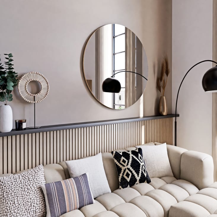 Maisons du Monde tiene por menos de 15 euros el espejo redondo de ratán  ideal para decorar cualquier zona de tu hogar