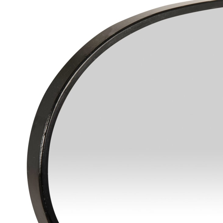 Espejo ovalado de metal negro 43 x 65-FAUSTO cropped-2